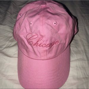 Pink Chicago Baseball Cap
